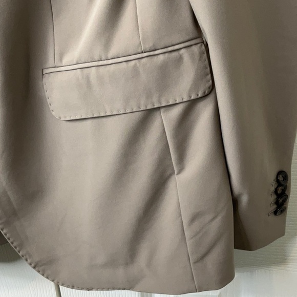 Steel & Jelly British Design Blazer Jacket Taupe Size 36R NWOT - Picture 4 of 9